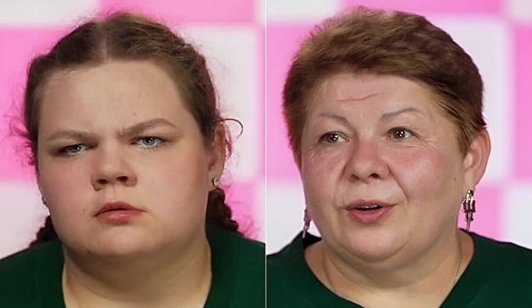 Александра Бурматова с мамой